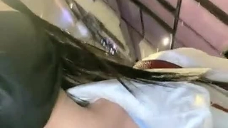 双鱼座【网曝泄密】反差婊留学生被中出内射，顶级 天然品大奶